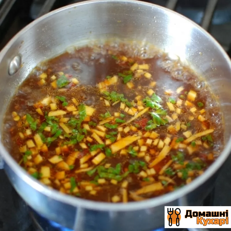 Лосось в китайському соусі, запечений в духовці - фото крок 6