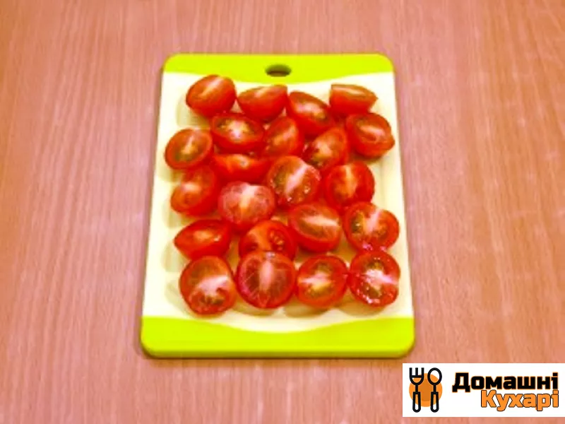 Макарони з беконом, моцарелою і помідорами - фото крок 2