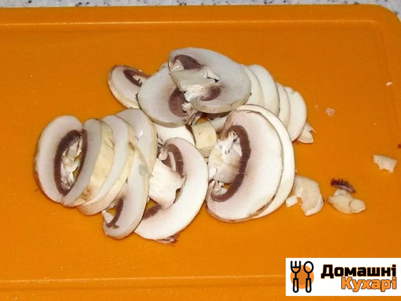 Макарони з грибами і сиром - фото крок 4
