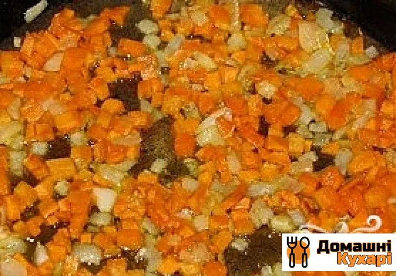 Макарони з морквою і цибулею - фото крок 7