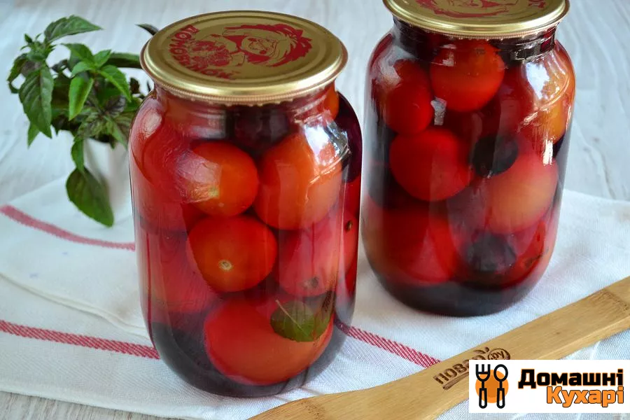 Мариновані помідори з виноградом - фото крок 6