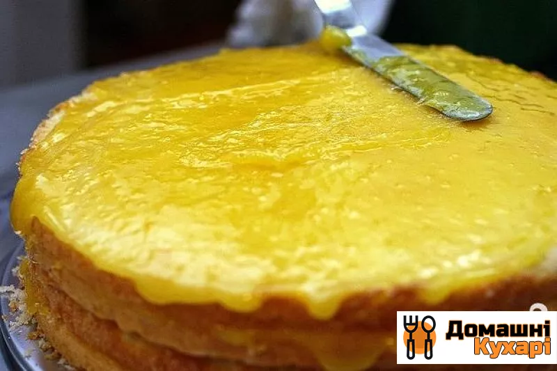 Багатошаровий лимонний торт - фото крок 5
