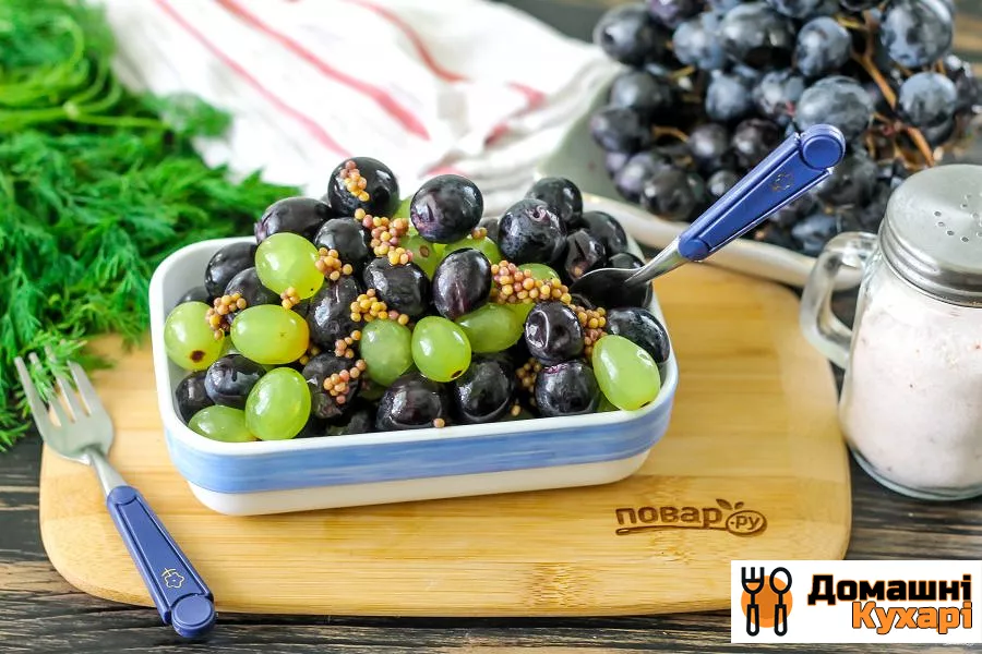 Мочений виноград з гірчицею - фото крок 7