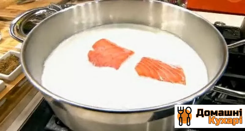 Молочний суп з рибою - фото крок 3