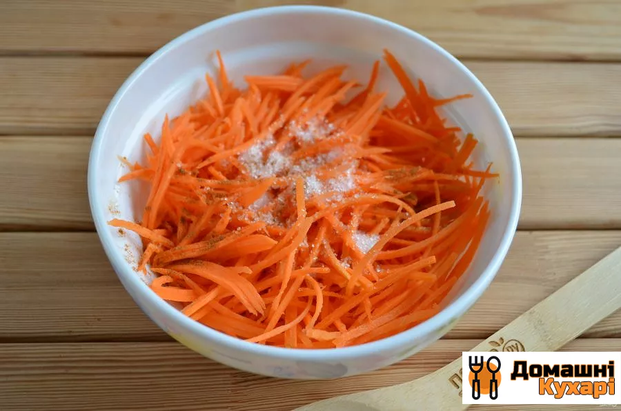 Морква по-корейськи (корейська морквина) - фото крок 3