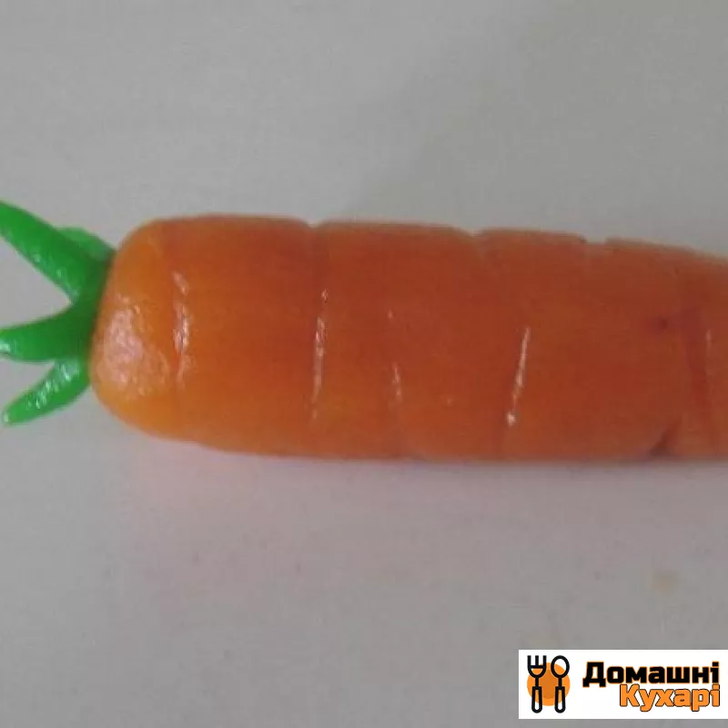 Морквини з марципану - фото крок 6