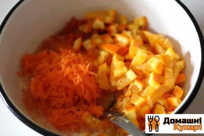 Морквяно-апельсиновий пиріг - фото крок 1